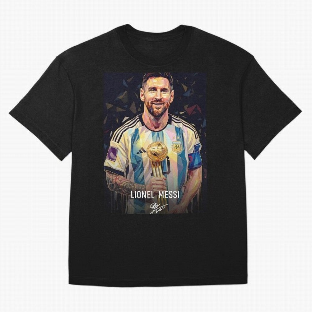 Leonie Messi M10 Football Soccer Player Champion Trophy Glory Classic T-Shirt Show Match Day Excitement for Global Football Passion for FIFA World Cup 2026, Made for CR7, Argentina, France and Brazil, Match Day Excitement, Supporter Culture, Golden