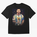 Leonie Messi M10 Football Soccer Player Champion Trophy Glory Classic T-Shirt Show Match Day Excitement for Global Football Passion for FIFA World Cup 2026, Made for CR7, Argentina, France and Brazil, Match Day Excitement, Supporter Culture, Golden