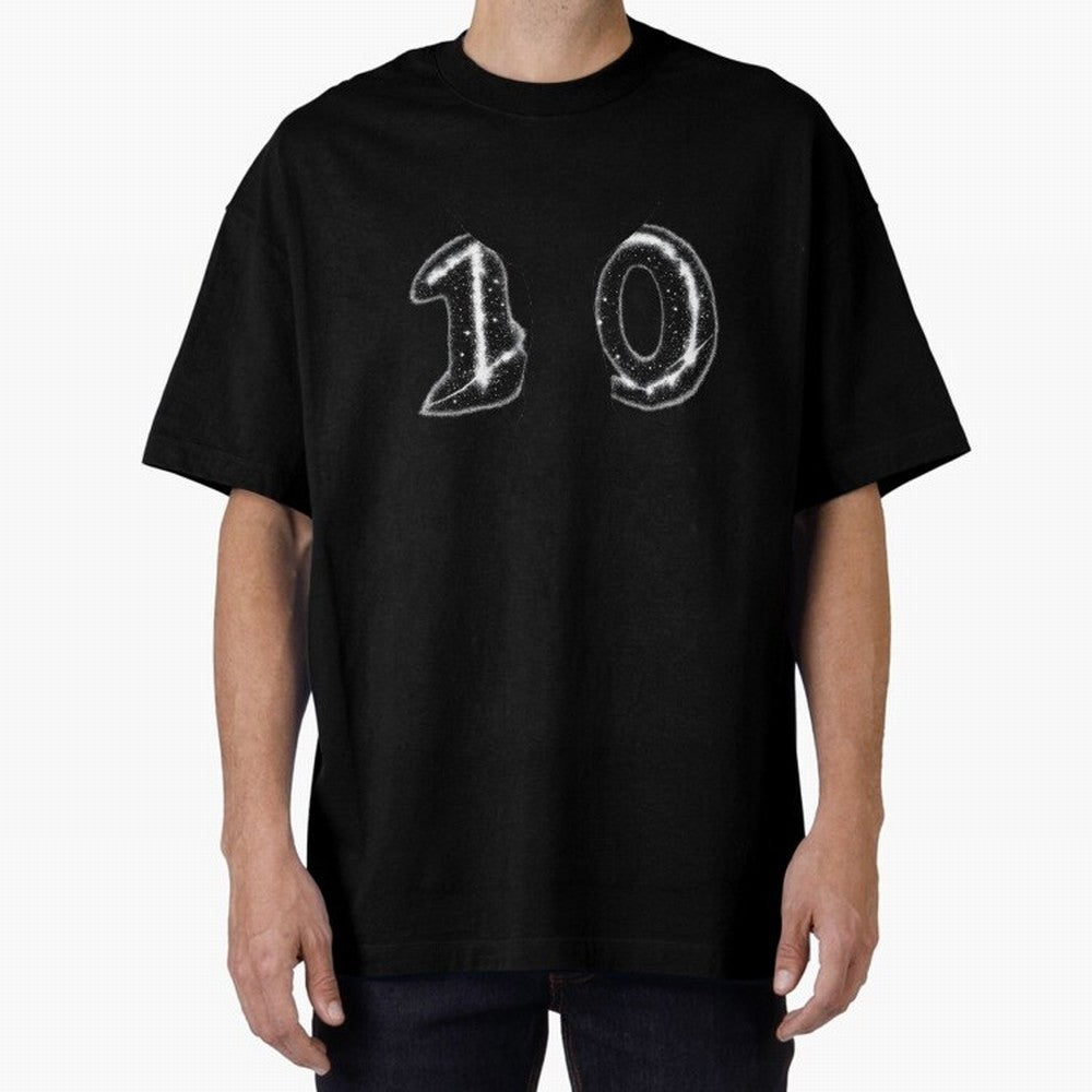 The Astral Ten ¨C Football Legend Design Oversized T-Shirt Show Your Tournament Heart for the FIFA World Cup 2026 Journey through Messi, CR7 and Mbappe Highlights, Brazil, Portugal and Argentina Pride, Worldwide Fan Energy, Dramatic Goals, Stadium