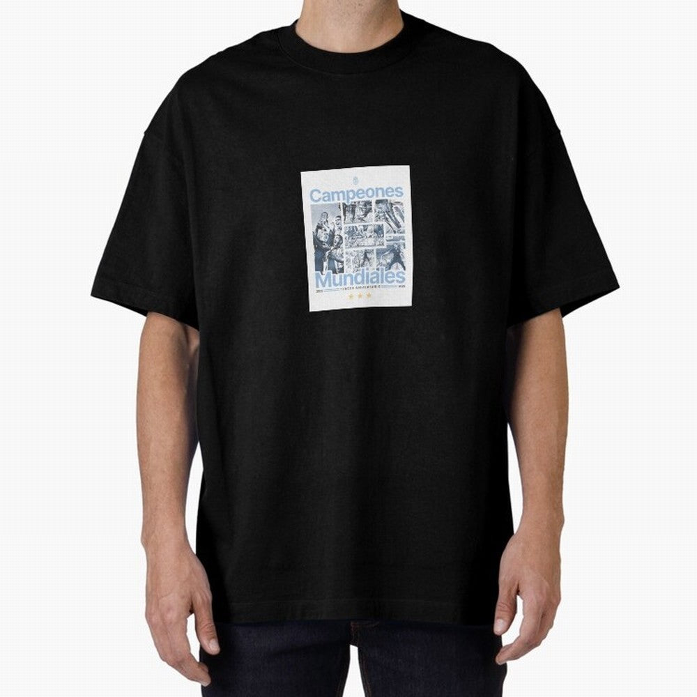 Argentina Qatar 2022 Oversized T-Shirt Feel International Energy from Match Day Hype around FIFA World Cup 2026 Group Stage, Messi, Neymar and Mbappe, Argentina, France and Brazil, Football Passion, Legendary Performances, Festival Vibes and