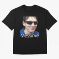 Messirve Football Meme Oversized T-Shirt Celebrate Rivalries and Pride in the FIFA World Cup 2026 Group Stage Journey through CR7 Highlights, England Pride, Game Day Rituals, Football Legends, Country Pride and the Road to the Final; Ideal for Fans