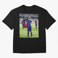 Lional Messi Poster Design Oversized T-Shirt Support Iconic Players in the FIFA World Cup 2026 Journey through CR7 and Messi Highlights, England and Germany Pride, Global Supporter Spirit, Legendary Goals, National Colors and Tournament
