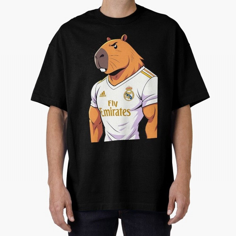 Real Madrid capybara elegant Classic T-Shirt Represent FIFA World Cup 2026 USA Canada Mexico for Fans of Mbappe and Neymar and England, France and Netherlands, Bringing Retro Football Energy, Iconic Rivalries, Trophy Chase Drama and Stadium