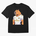 Real Madrid capybara elegant Classic T-Shirt Represent FIFA World Cup 2026 USA Canada Mexico for Fans of Mbappe and Neymar and England, France and Netherlands, Bringing Retro Football Energy, Iconic Rivalries, Trophy Chase Drama and Stadium
