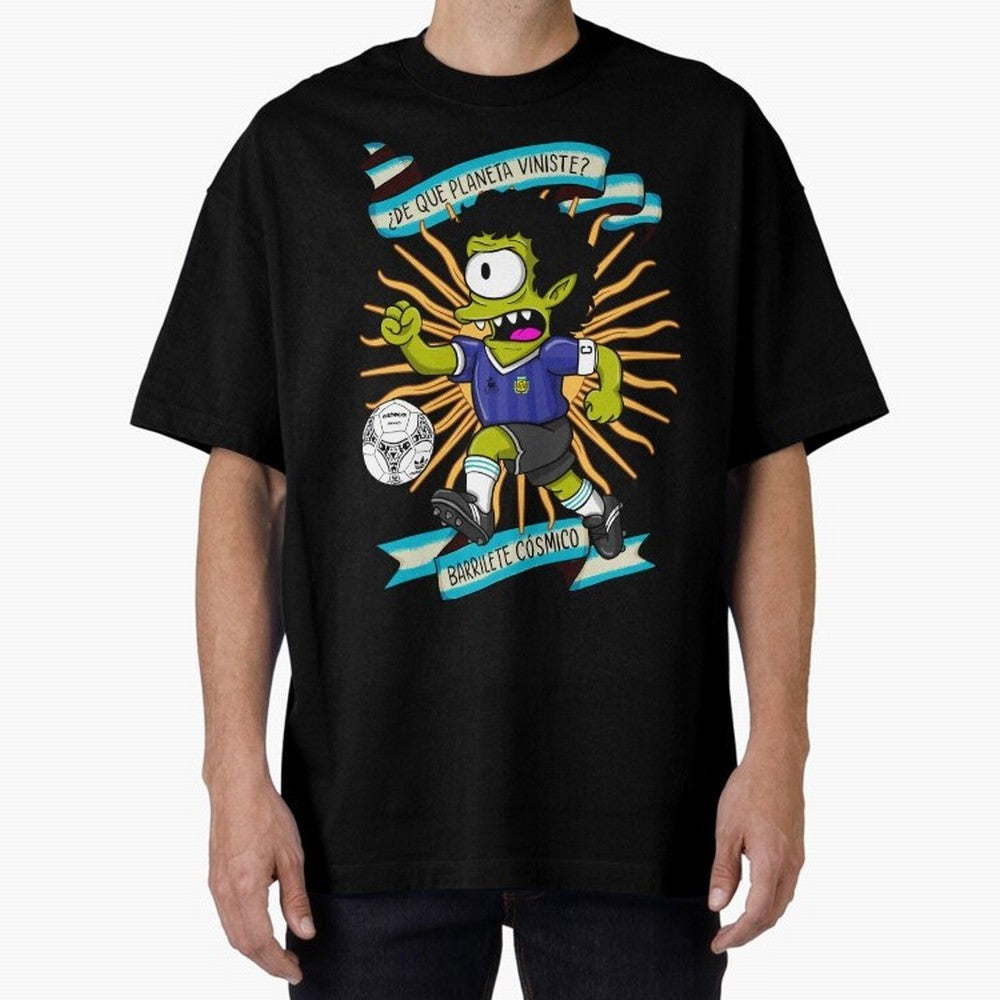 WHAT PLANET DID YOU COME FROM? Oversized T-Shirt Show Match Day Excitement for Global Football Passion for FIFA World Cup 2026 USA Canada Mexico, Celebrating Cristiano Ronaldo, Haaland and CR7, England, France and Netherlands, Sports Nostalgia,
