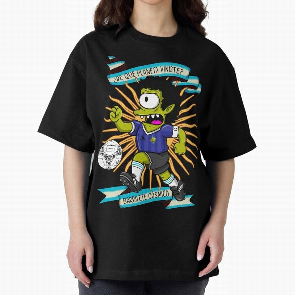 WHAT PLANET DID YOU COME FROM? Oversized T-Shirt Show Match Day Excitement for Global Football Passion for FIFA World Cup 2026 USA Canada Mexico, Celebrating Cristiano Ronaldo, Haaland and CR7, England, France and Netherlands, Sports Nostalgia,