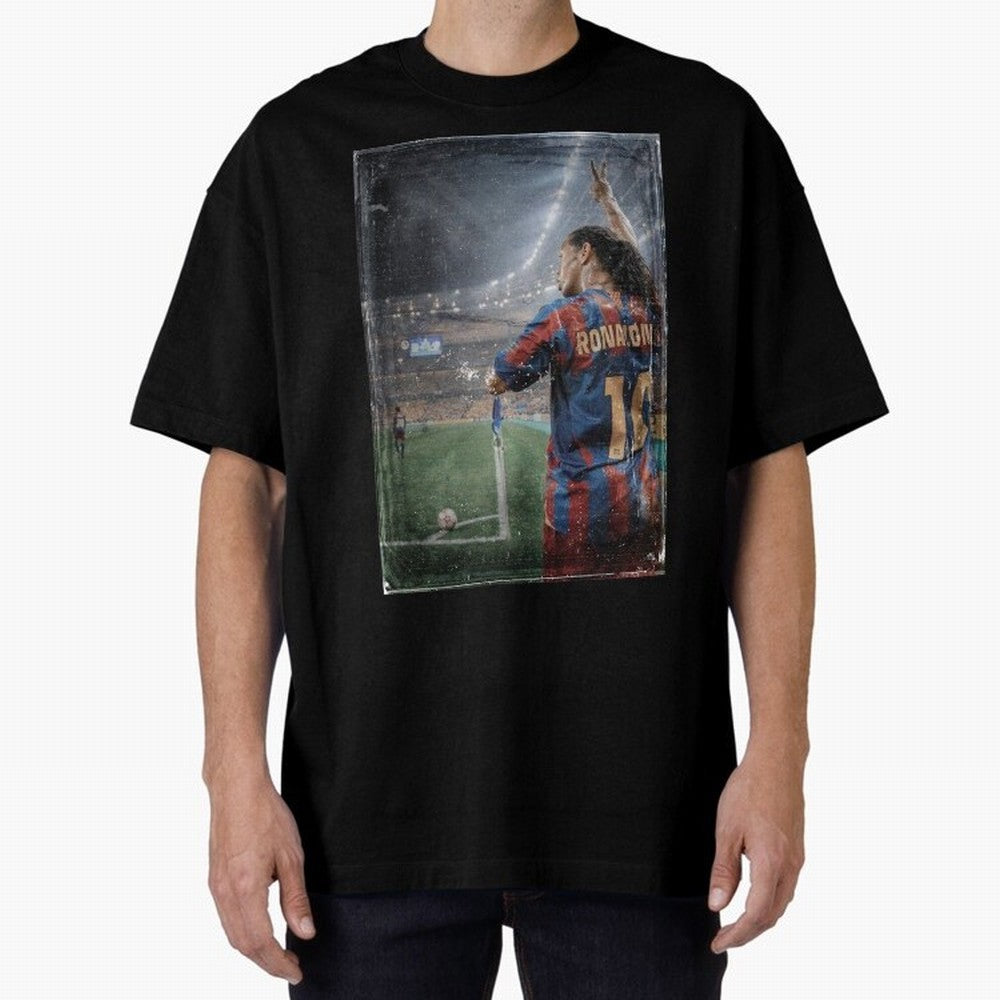 Ronaldinho Vintage Classic T-Shirt Show Up for the Glory of the FIFA World Cup 2026 Journey through CR7 and Messi Highlights, Argentina Pride, Stadium Chants, National Pride, Trophy Dreams and Unforgettable Football Memories; Made for Collectors