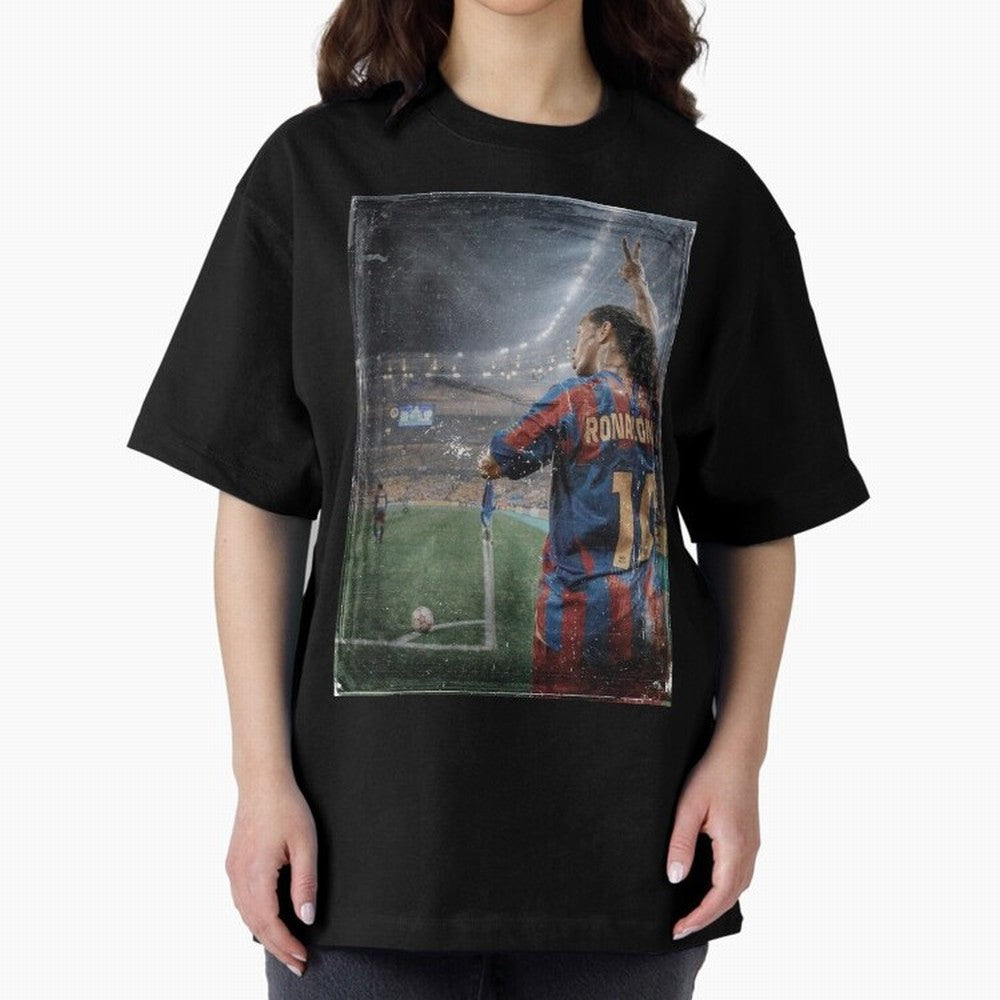 Ronaldinho Vintage Classic T-Shirt Show Up for the Glory of the FIFA World Cup 2026 Journey through CR7 and Messi Highlights, Argentina Pride, Stadium Chants, National Pride, Trophy Dreams and Unforgettable Football Memories; Made for Collectors