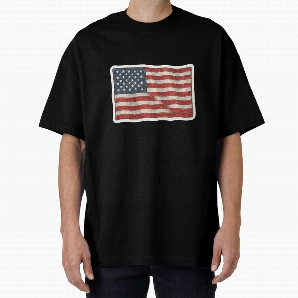 United States Flag USA Patriotic Stars and Stripes Art Classic T-Shirt Back the Journey through FIFA World Cup 2026 Spirit, Centered on Brazil, Portugal and Argentina, Messi, Championship Spirit, Famous Goals, Roaring Crowds and International