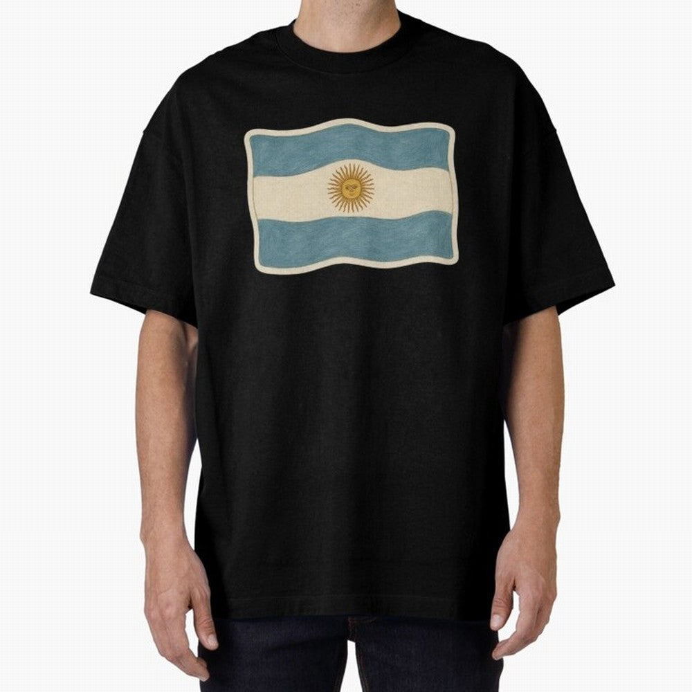 Argentina Flag Classic Sun of May National Design Classic T-Shirt Bring Home FIFA World Cup 2026 Group Stage for Fans of Messi and Brazil, Bringing Game Day Rituals, Football Legends, Country Pride and the Road to the Final; Built for Supporters