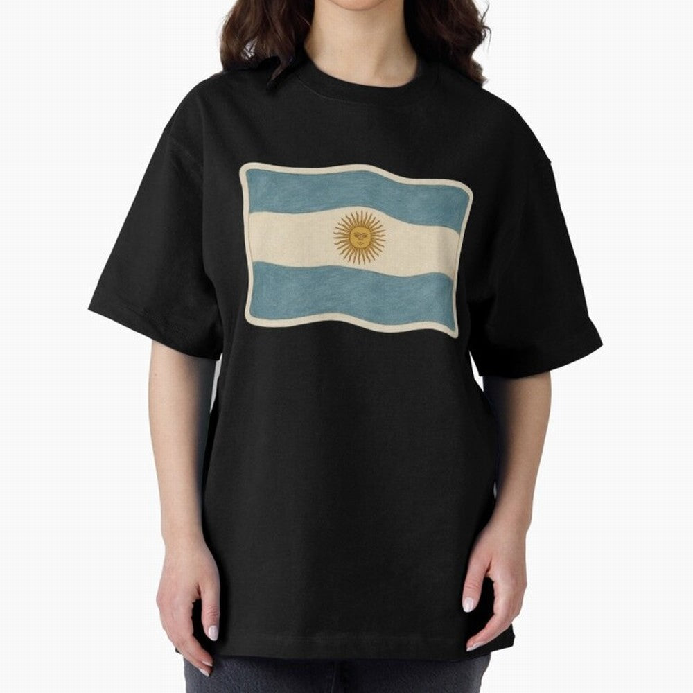 Argentina Flag Classic Sun of May National Design Classic T-Shirt Bring Home FIFA World Cup 2026 Group Stage for Fans of Messi and Brazil, Bringing Game Day Rituals, Football Legends, Country Pride and the Road to the Final; Built for Supporters