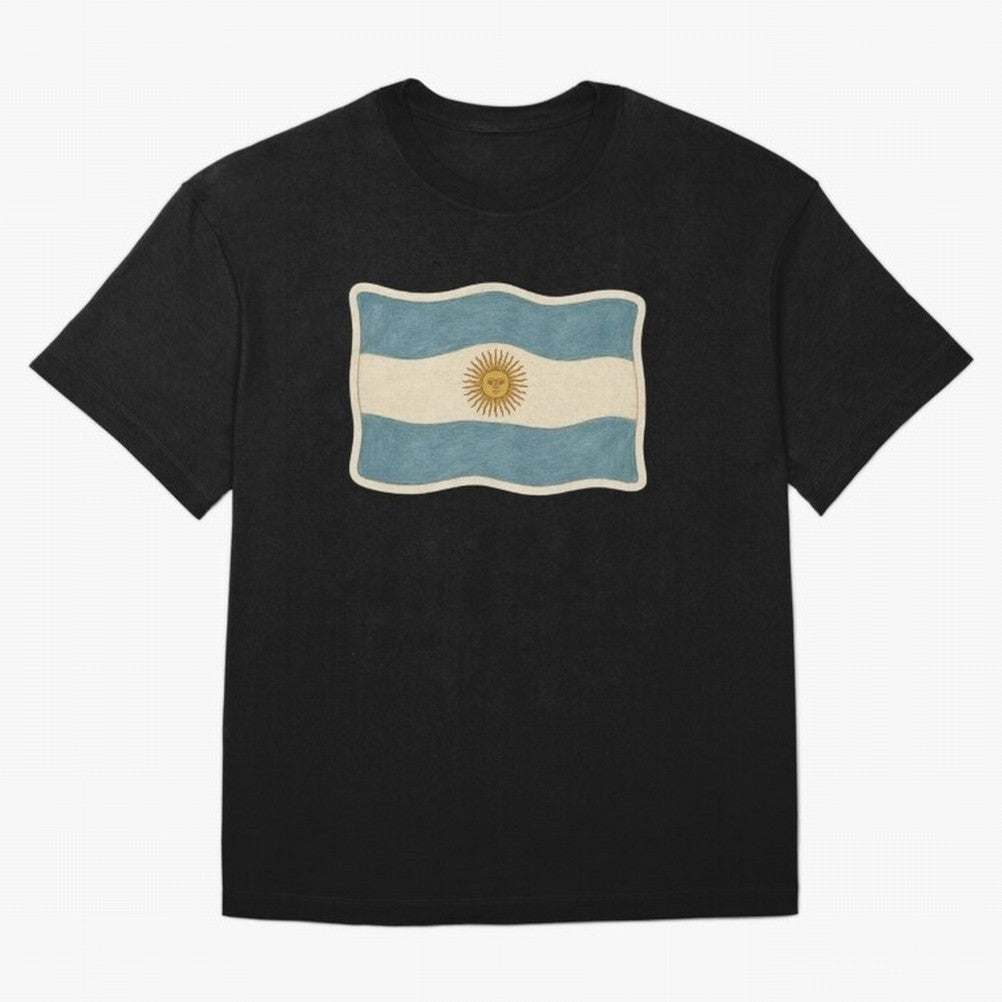 Argentina Flag Classic Sun of May National Design Classic T-Shirt Bring Home FIFA World Cup 2026 Group Stage for Fans of Messi and Brazil, Bringing Game Day Rituals, Football Legends, Country Pride and the Road to the Final; Built for Supporters
