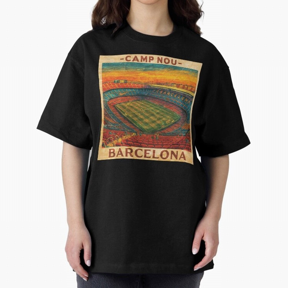 Camp Nou Barcelona FC Classic T-Shirt Build FIFA World Cup 2026 Driven by CR7, Argentina and Brazil Energy, Stadium Memories, Football Loyalty, International Chants and Championship Tradition; Ideal for Fans Who Follow Messi, Cristiano Ronaldo,