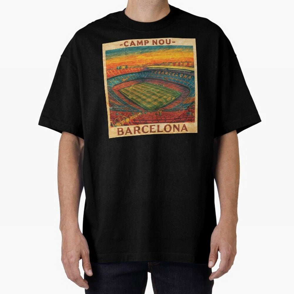 Camp Nou Barcelona FC Classic T-Shirt Build FIFA World Cup 2026 Driven by CR7, Argentina and Brazil Energy, Stadium Memories, Football Loyalty, International Chants and Championship Tradition; Ideal for Fans Who Follow Messi, Cristiano Ronaldo,