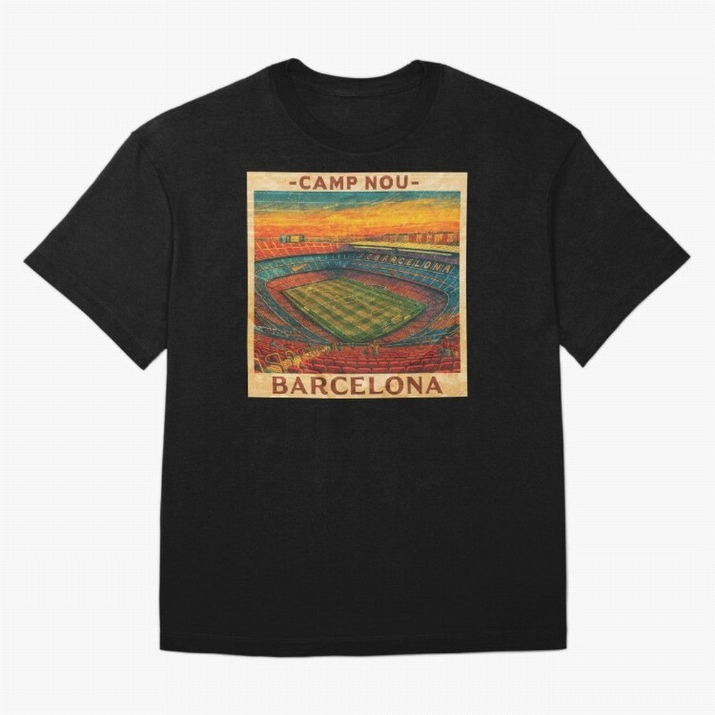 Camp Nou Barcelona FC Classic T-Shirt Build FIFA World Cup 2026 Driven by CR7, Argentina and Brazil Energy, Stadium Memories, Football Loyalty, International Chants and Championship Tradition; Ideal for Fans Who Follow Messi, Cristiano Ronaldo,