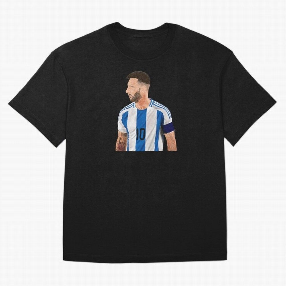 Messi em pintura digital Classic T-Shirt Bring Supporter Culture to FIFA World Cup 2026 Spirit, Celebrating Germany, Cristiano Ronaldo, Global Supporter Spirit, Legendary Goals, National Colors and Tournament Celebration; Made for Collectors Who