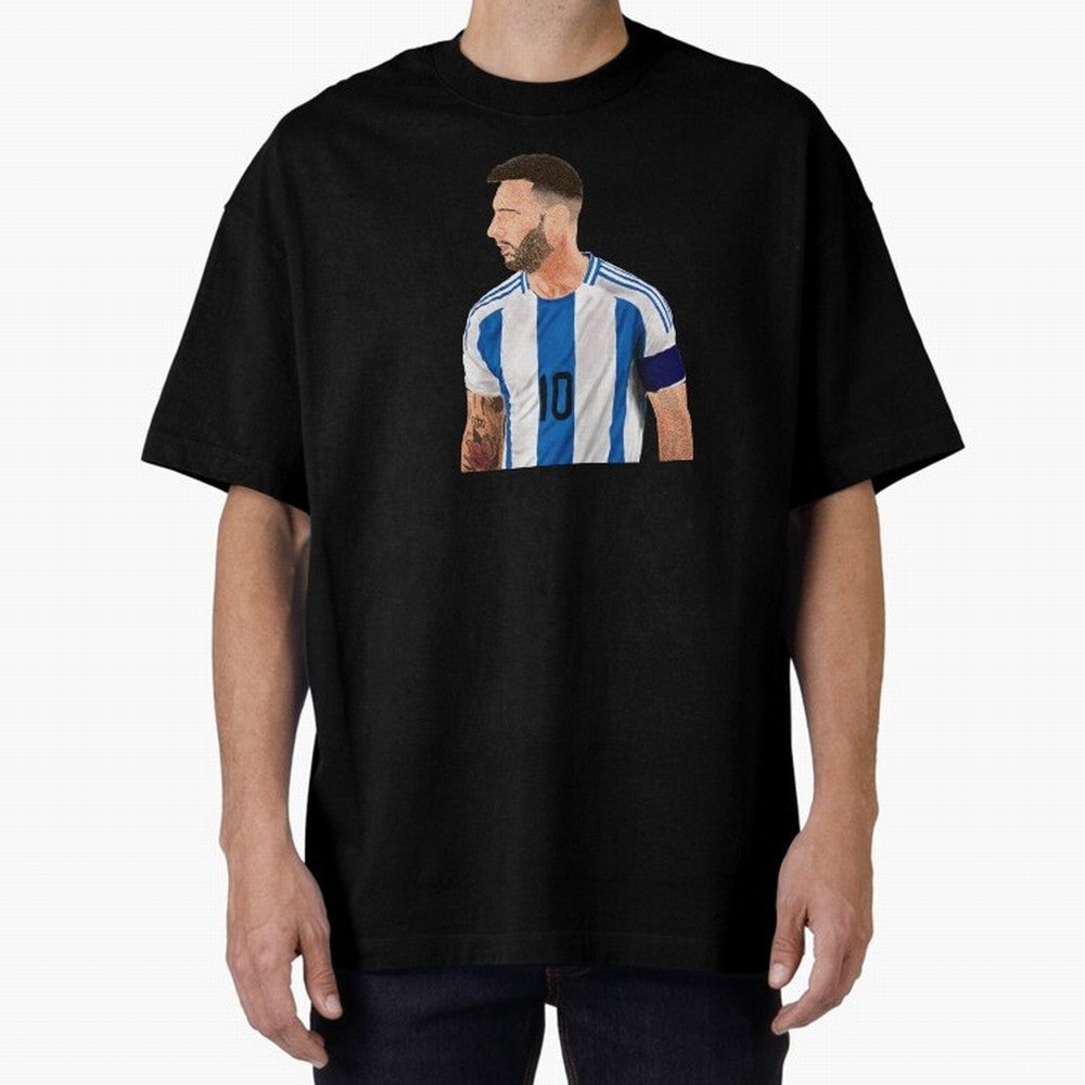 Messi em pintura digital Classic T-Shirt Bring Supporter Culture to FIFA World Cup 2026 Spirit, Celebrating Germany, Cristiano Ronaldo, Global Supporter Spirit, Legendary Goals, National Colors and Tournament Celebration; Made for Collectors Who