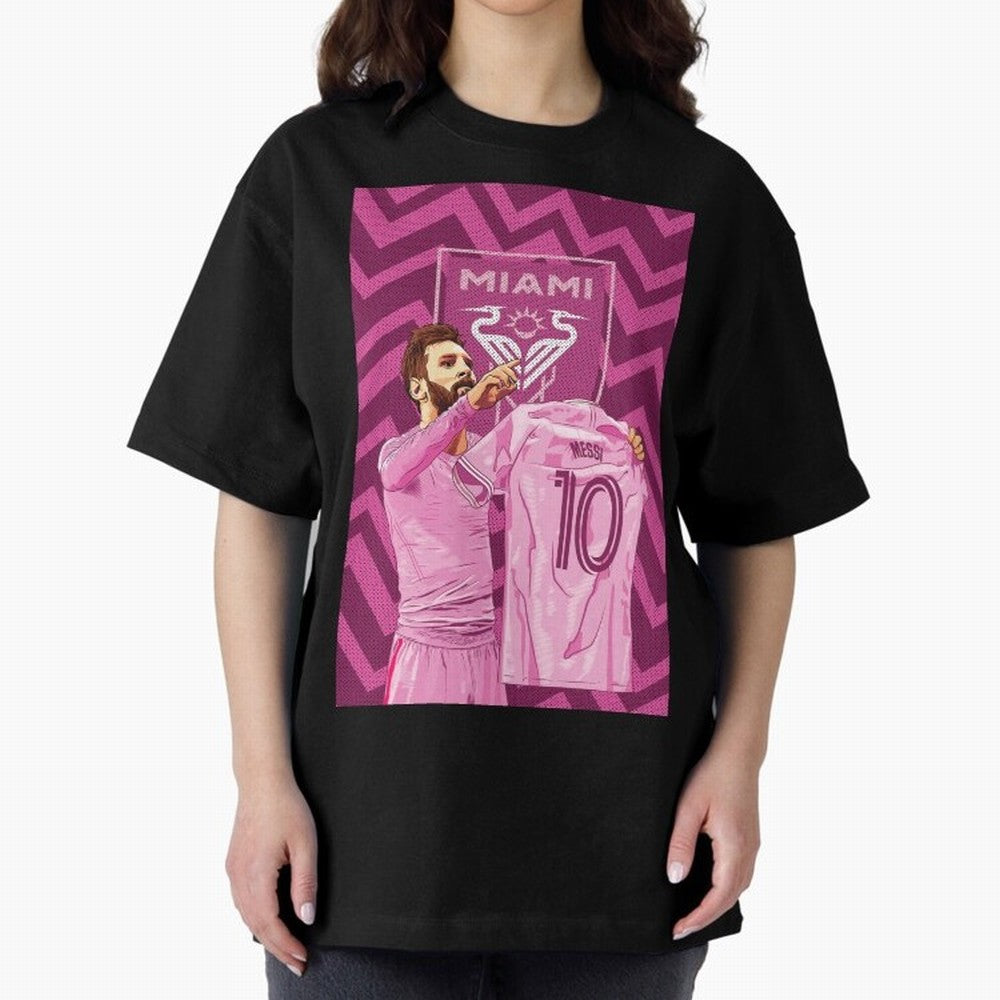 Messi in Inter Miami Classic T-Shirt Represent Fans Who Live for Match Day Hype around FIFA World Cup 2026 Group Stage, Messi and Cristiano Ronaldo, Argentina, France and Brazil, Football Passion, Legendary Performances, Festival Vibes and