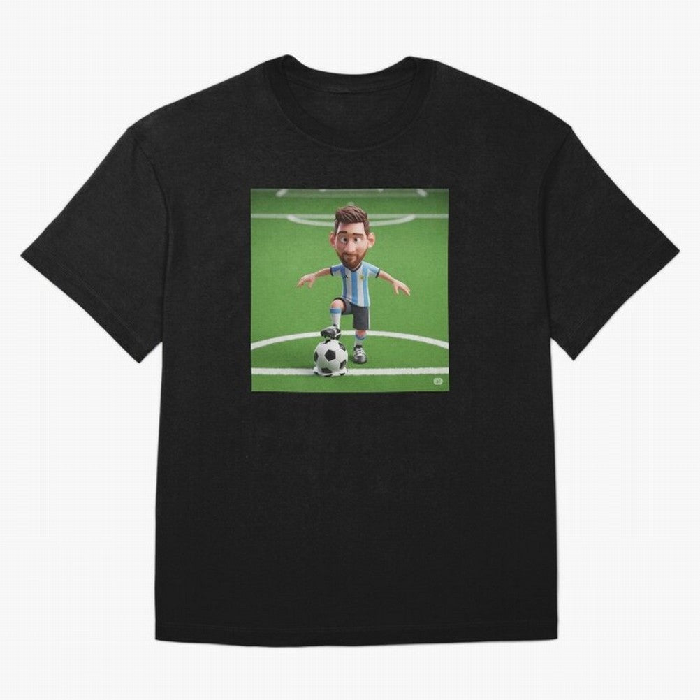 Football Oversized T-Shirt Live the Energy of Global Football Passion for FIFA World Cup 2026, Centered on Messi, CR7 and Mbappe, Portugal, Worldwide Fan Energy, Dramatic Goals, Stadium Lights and Championship Celebrations; Built for Supporters