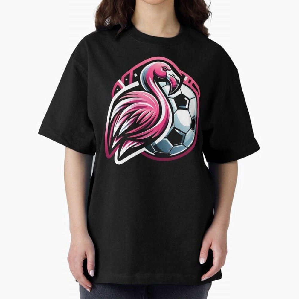 Flamingo & Soccer Fusion Classic T-Shirt Celebrate Supporters United by the FIFA World Cup 2026 Journey through Messi, CR7 and Mbappe Highlights, Portugal Pride, Stadium Memories, Football Loyalty, International Chants and Championship Tradition;