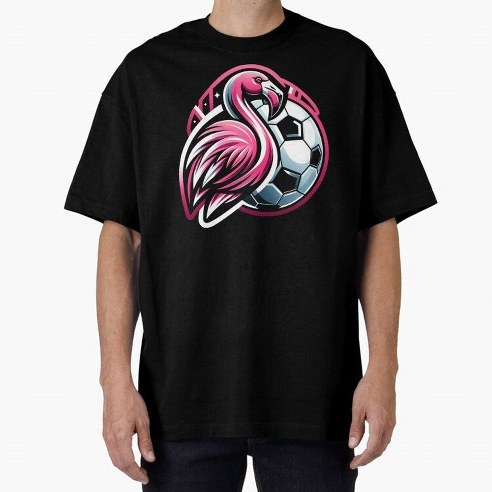Flamingo & Soccer Fusion Classic T-Shirt Celebrate Supporters United by the FIFA World Cup 2026 Journey through Messi, CR7 and Mbappe Highlights, Portugal Pride, Stadium Memories, Football Loyalty, International Chants and Championship Tradition;