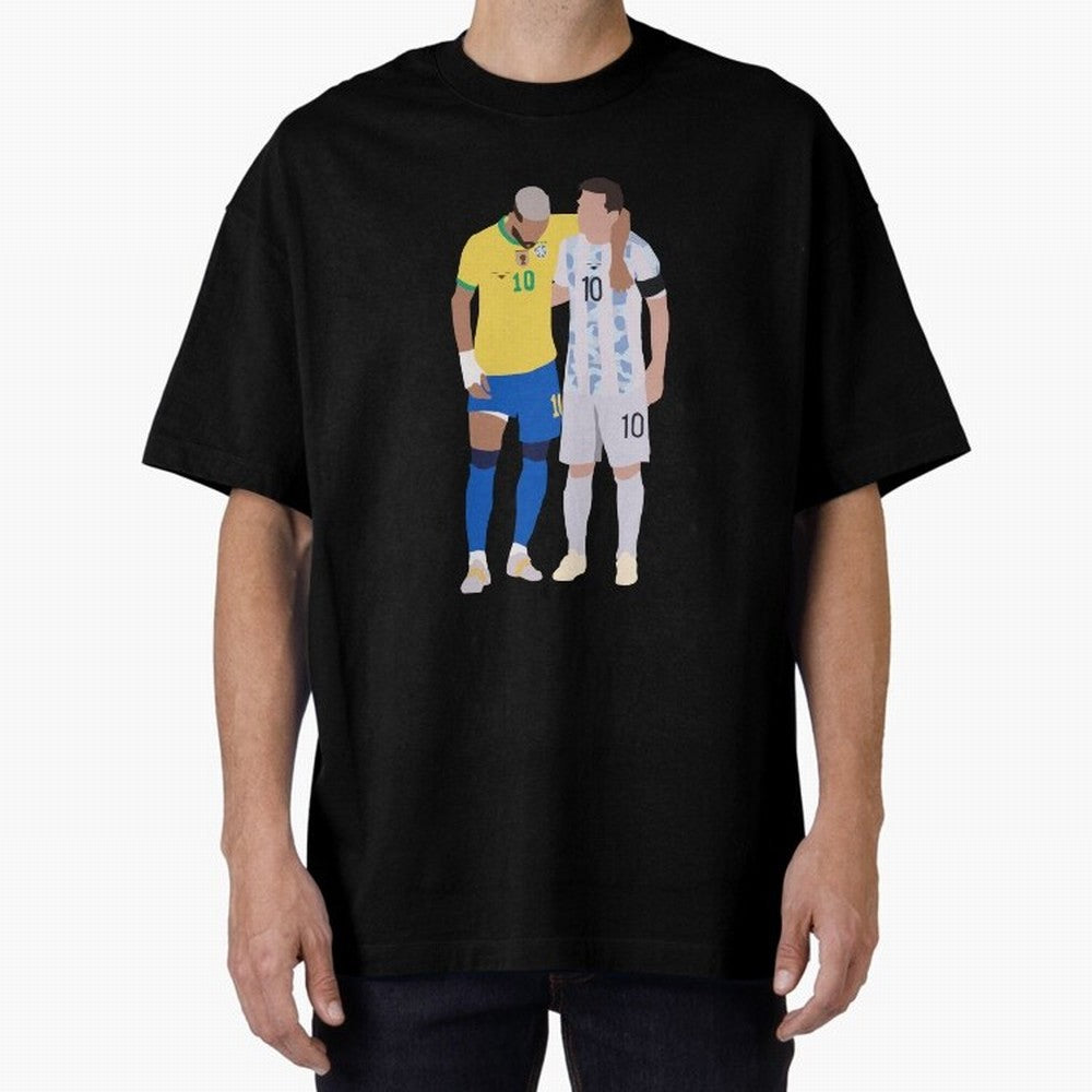 Messi and Neymar Copa America Friends Classic T-Shirt Experience the Global Stage of FIFA World Cup 2026 Spirit, Filled with Portugal, Spain and Germany, Neymar, Game Day Rituals, Football Legends, Country Pride and the Road to the Final; Great for