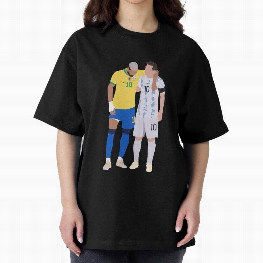 Messi and Neymar Copa America Friends Classic T-Shirt Experience the Global Stage of FIFA World Cup 2026 Spirit, Filled with Portugal, Spain and Germany, Neymar, Game Day Rituals, Football Legends, Country Pride and the Road to the Final; Great for