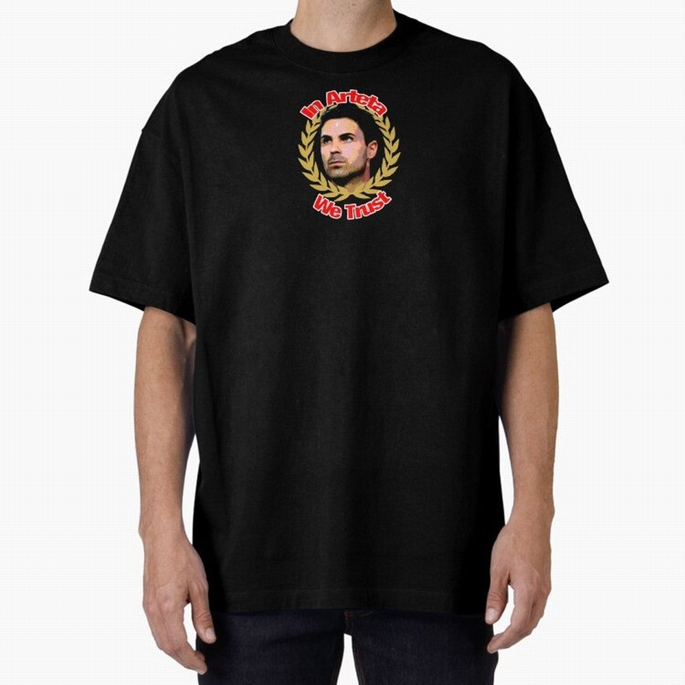 Arsenal - In Arteta We Trust Classic T-Shirt Join FIFA World Cup 2026 Group Stage Spirit, Filled with Spain, Mbappe, Match Day Excitement, Supporter Culture, Golden Goals and Global Football Passion; Ideal for Football Dads, Football Moms, Friends,