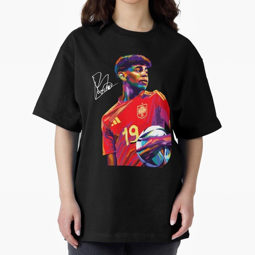 Lamine Yamal Wpap Art Classic T-Shirt Represent Global Football Passion for FIFA World Cup 2026 USA Canada Mexico, Made for Messi and Cristiano Ronaldo, England, France and Netherlands, Game Day Rituals, Football Legends, Country Pride and the Road