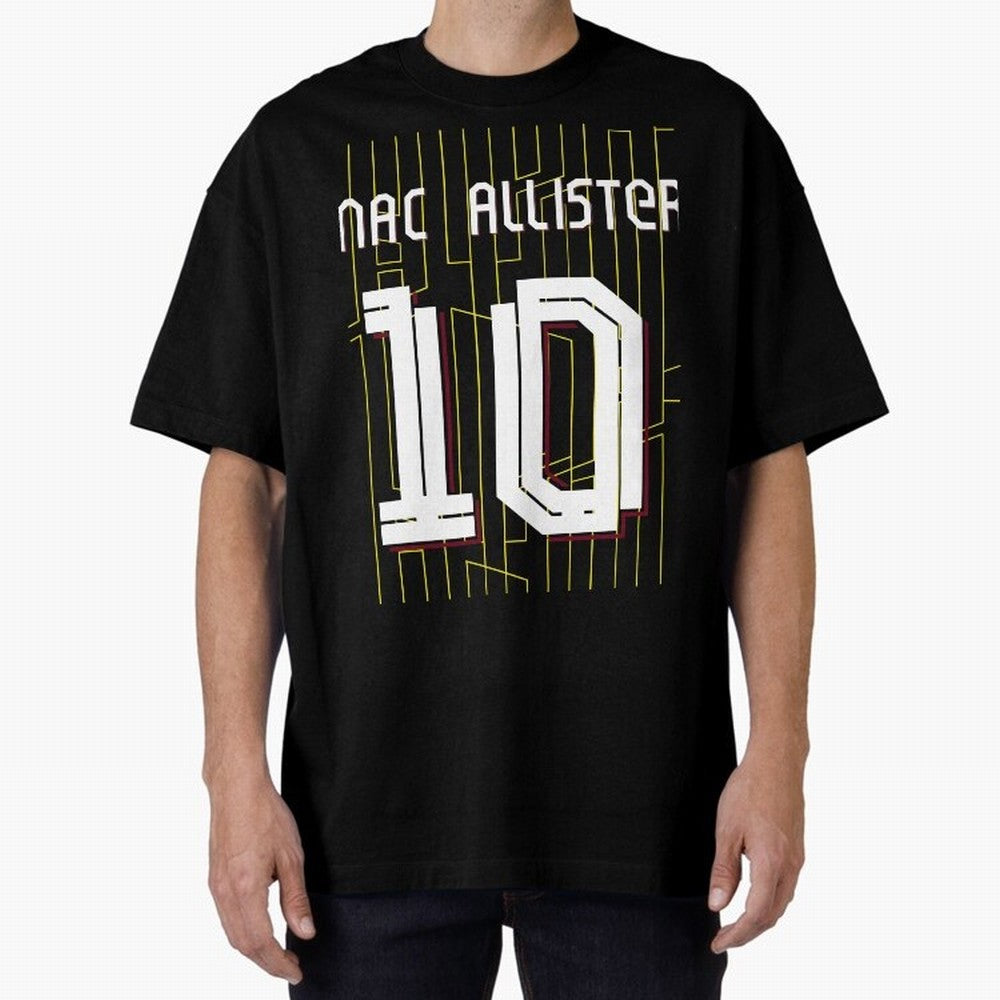 Alexis Mac Allister 10 Liverpool Home Jersey 24/25 Classic T-Shirt Carry National Pride through FIFA World Cup 2026 USA Canada Mexico Inspired by Haaland, Argentina, France and Brazil Energy, Retro Football Energy, Iconic Rivalries, Trophy Chase