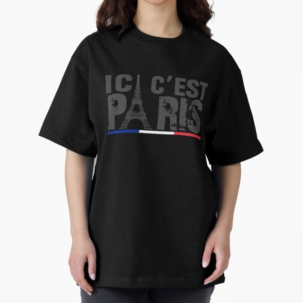 ici c'est paris Essential T-Shirt Embrace Global Football Passion for FIFA World Cup 2026 Group Stage, Made for Haaland and Mbappe, Spain, Supporter Pride, Iconic Celebrations, Legendary Names and Global Match Day Energy; Ideal for Football Dads,
