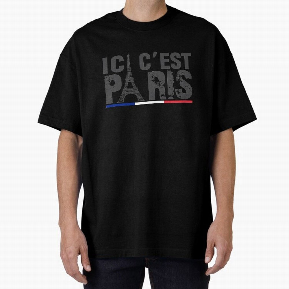 ici c'est paris Essential T-Shirt Embrace Global Football Passion for FIFA World Cup 2026 Group Stage, Made for Haaland and Mbappe, Spain, Supporter Pride, Iconic Celebrations, Legendary Names and Global Match Day Energy; Ideal for Football Dads,