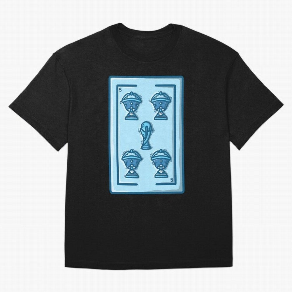 5 de copas - Argentina Classic T-Shirt Feel the Heartbeat of FIFA World Cup 2026 Group Stage Spirit, with England, France and Netherlands, Messi, CR7 and Mbappe, Football History, Final Match Energy, Crowd Noise and Once in a Lifetime Moments;