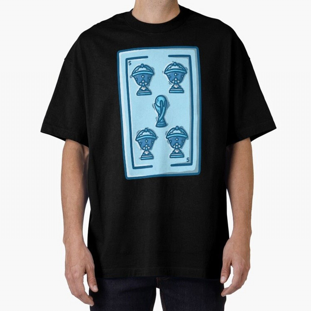 5 de copas - Argentina Classic T-Shirt Feel the Heartbeat of FIFA World Cup 2026 Group Stage Spirit, with England, France and Netherlands, Messi, CR7 and Mbappe, Football History, Final Match Energy, Crowd Noise and Once in a Lifetime Moments;