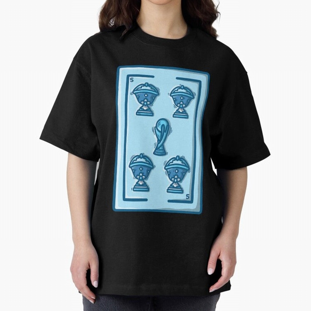 5 de copas - Argentina Classic T-Shirt Feel the Heartbeat of FIFA World Cup 2026 Group Stage Spirit, with England, France and Netherlands, Messi, CR7 and Mbappe, Football History, Final Match Energy, Crowd Noise and Once in a Lifetime Moments;