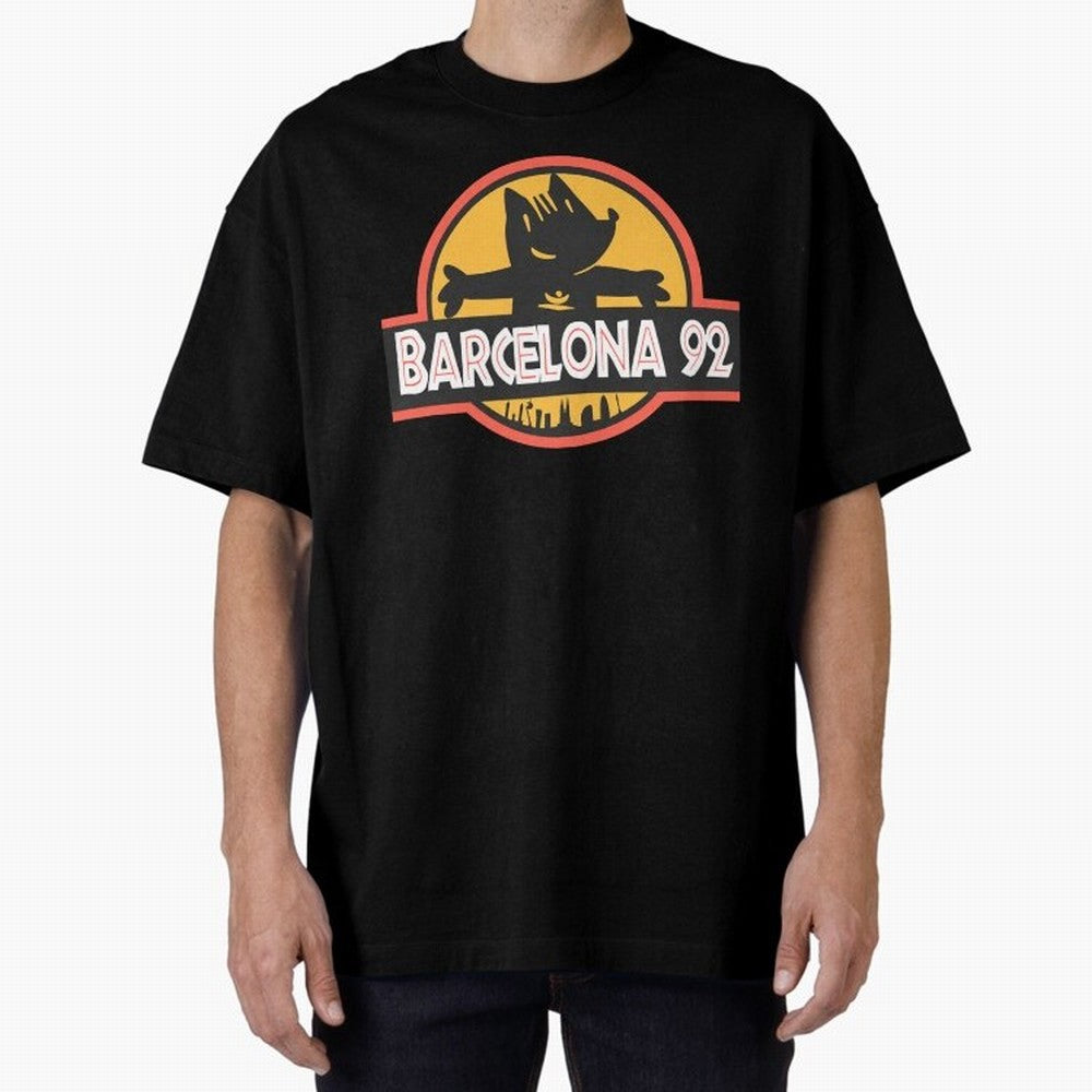 Barcelona 92 Classic T-Shirt Live the Energy of Match Day Hype around FIFA World Cup 2026, Messi and Cristiano Ronaldo, Germany, Fan Favorite Moments, National Team Passion, Big Match Drama and Soccer History; Ideal for Fans Who Follow Messi,