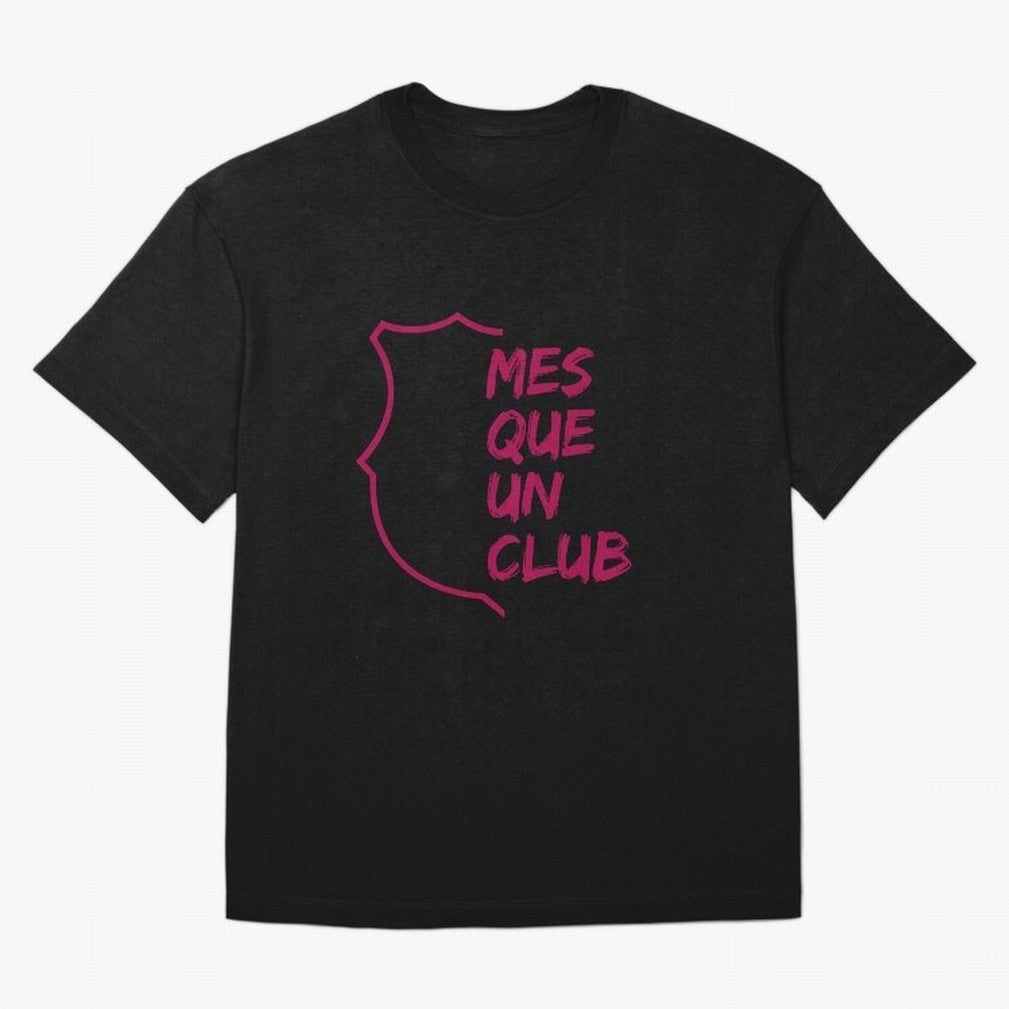 MES QUE UN CLUB Oversized T-Shirt Celebrate the Biggest Stage of the FIFA World Cup 2026 Journey through Mbappe Highlights, Brazil, Portugal and Argentina Pride, Stadium Chants, National Pride, Trophy Dreams and Unforgettable Football Memories;