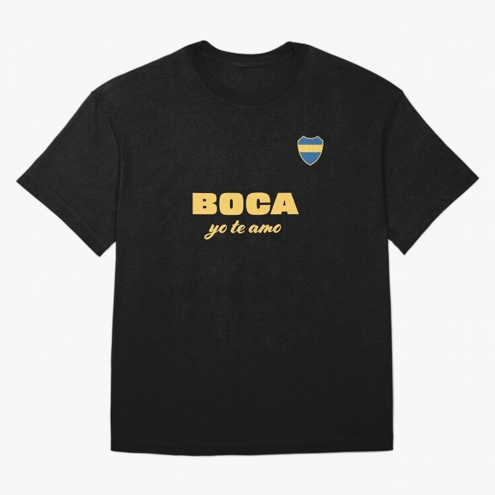 BOCA JUNIORS I LOVE YOU Fitted V-Neck T-Shirt Celebrate Soccer Greatness during FIFA World Cup 2026 USA Canada Mexico Filled with Mbappe and Neymar, Portugal, Spain and Germany Energy, Stadium Chants, National Pride, Trophy Dreams and Unforgettable