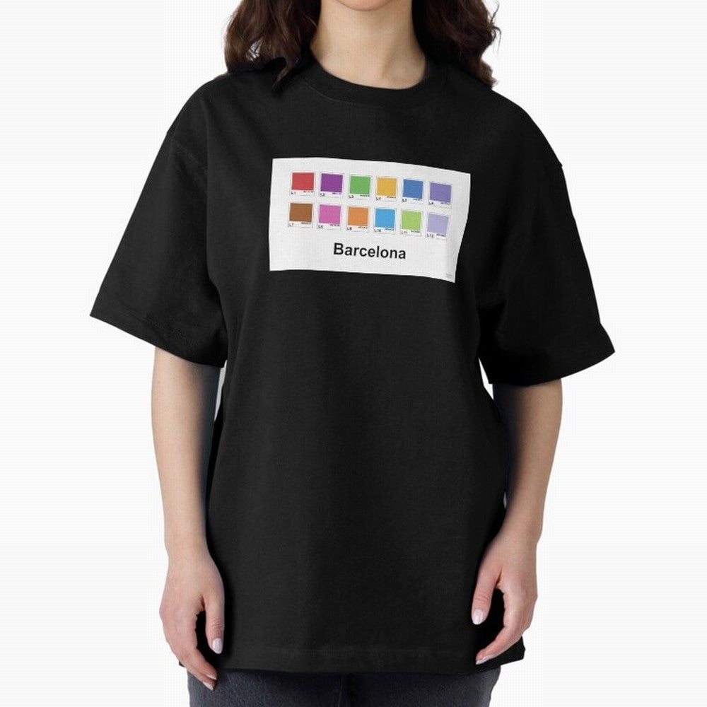 Barcelona Metro Colors Classic T-Shirt Support Iconic Players in Global Football Passion for FIFA World Cup 2026 Group Stage, Celebrating Mbappe and Neymar, Germany, Tournament Hype, Historic Matchups, Family Viewing Parties and Global Sports