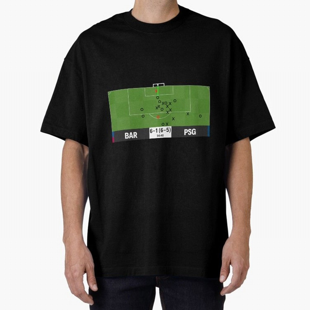 Barcelona vs Paris Saint-Germain 6-1 (6-5) @ 94:40 Goal by Sergi Roberto (La Remontada) Classic T-Shirt Make Memories around Global Football Passion for FIFA World Cup 2026 Group Stage, Celebrating Messi, CR7 and Mbappe, Spain and Netherlands,