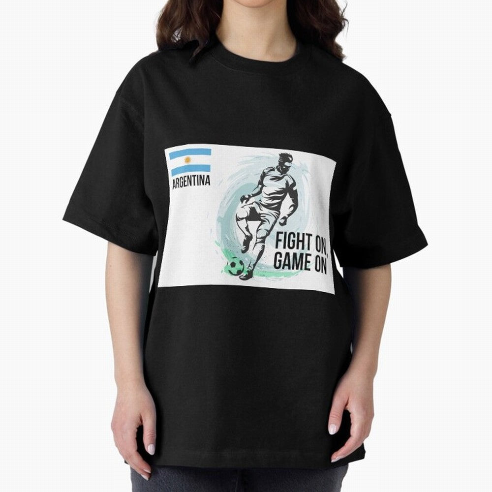 Argentinian Football Player Playing Football - Football Classic T-Shirt Show Love for Legendary Goals in FIFA World Cup 2026 Spirit, Driven by England, Haaland, Sports Nostalgia, International Competition, Famous Players and Unforgettable