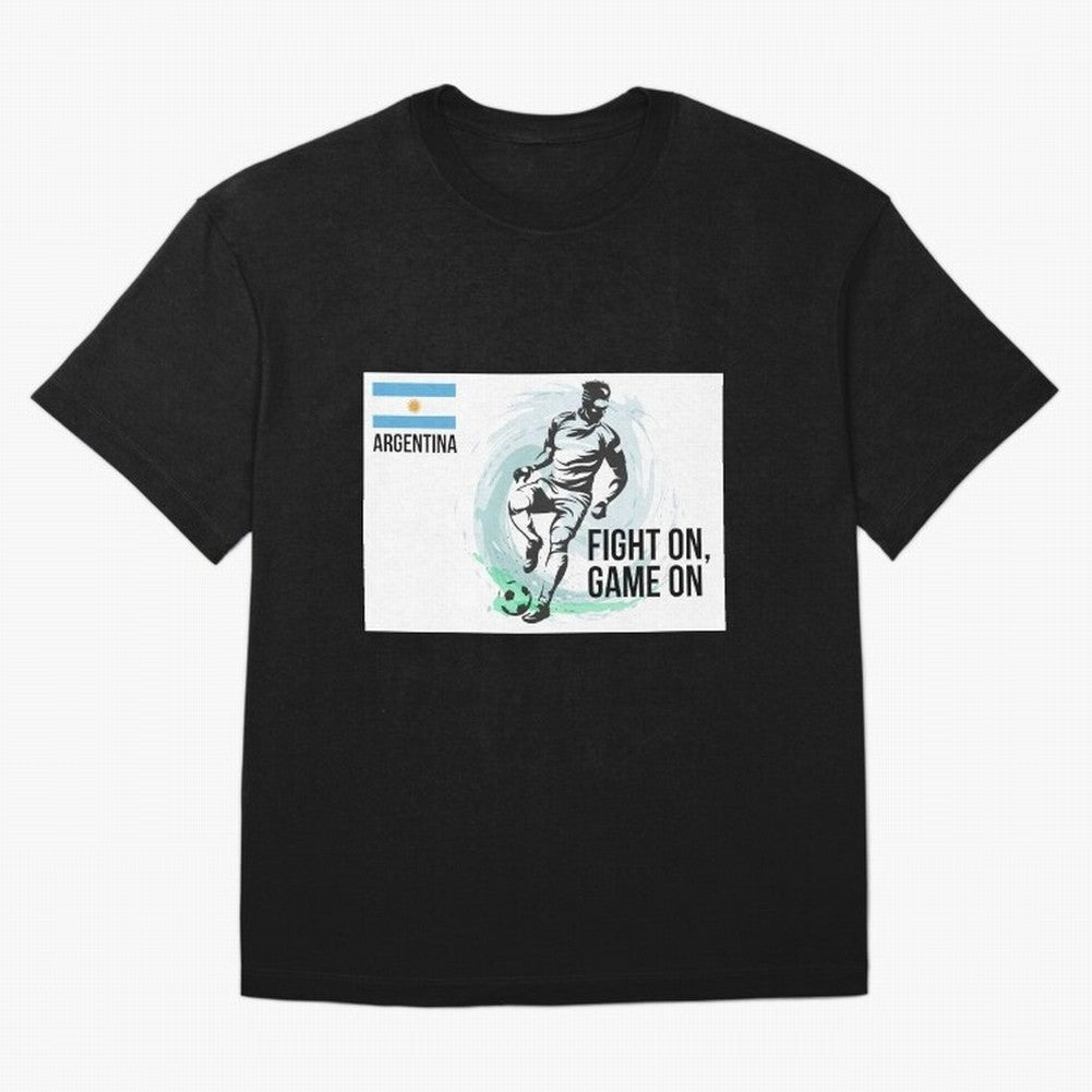 Argentinian Football Player Playing Football - Football Classic T-Shirt Show Love for Legendary Goals in FIFA World Cup 2026 Spirit, Driven by England, Haaland, Sports Nostalgia, International Competition, Famous Players and Unforgettable