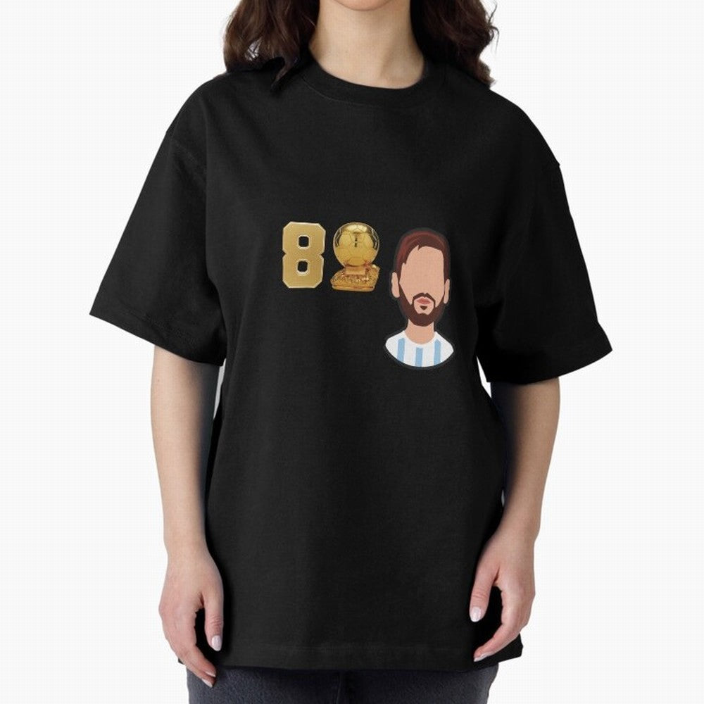 GOAT Legacy: Messi's 8 Ballon d'Or Victories, FCB, Leo Messi Classic T-Shirt Relive Global Football Passion for FIFA World Cup 2026 Group Stage, Highlighting Mbappe and Neymar, Brazil, Soccer Culture, Superstar Moments, National Team Dreams and