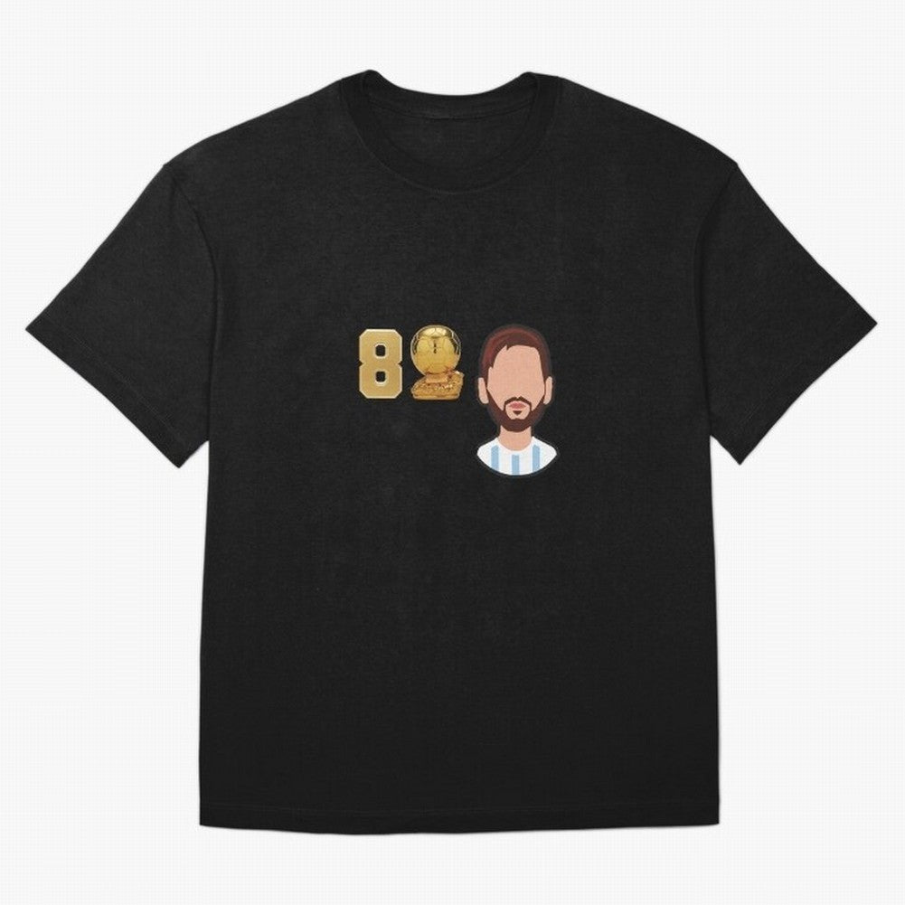 GOAT Legacy: Messi's 8 Ballon d'Or Victories, FCB, Leo Messi Classic T-Shirt Relive Global Football Passion for FIFA World Cup 2026 Group Stage, Highlighting Mbappe and Neymar, Brazil, Soccer Culture, Superstar Moments, National Team Dreams and