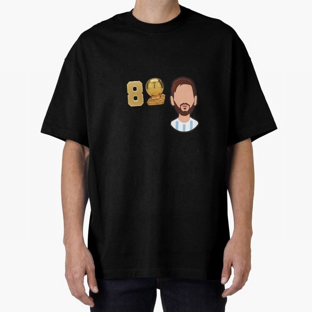 GOAT Legacy: Messi's 8 Ballon d'Or Victories, FCB, Leo Messi Classic T-Shirt Relive Global Football Passion for FIFA World Cup 2026 Group Stage, Highlighting Mbappe and Neymar, Brazil, Soccer Culture, Superstar Moments, National Team Dreams and
