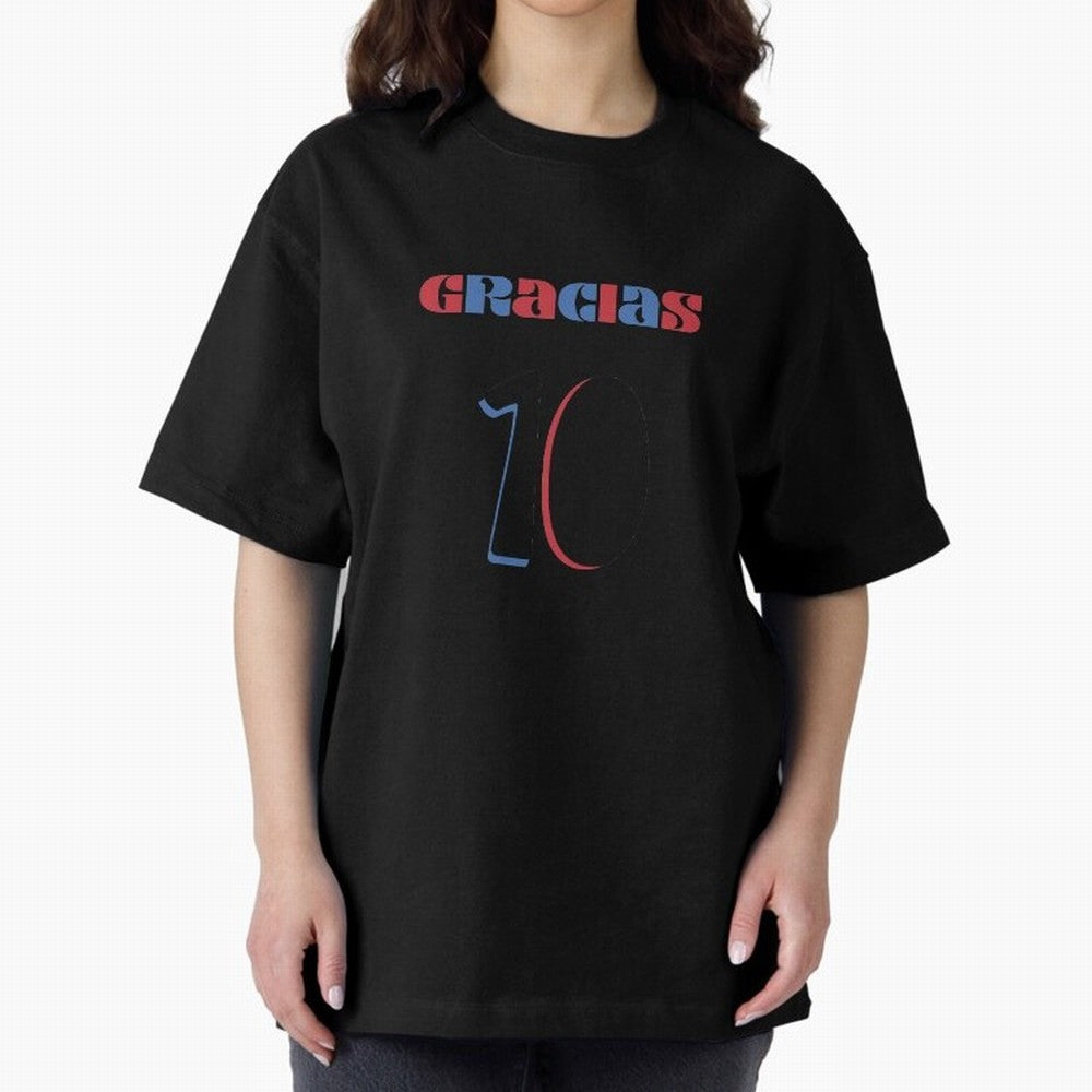 GRACIAS MESSI Essential T-shirt Premium T-Shirt Elevate FIFA World Cup 2026 for Fans of Haaland and Mbappe and Brazil, Portugal and Argentina, Bringing Football History, Final Match Energy, Crowd Noise and Once in a Lifetime Moments; Ideal for