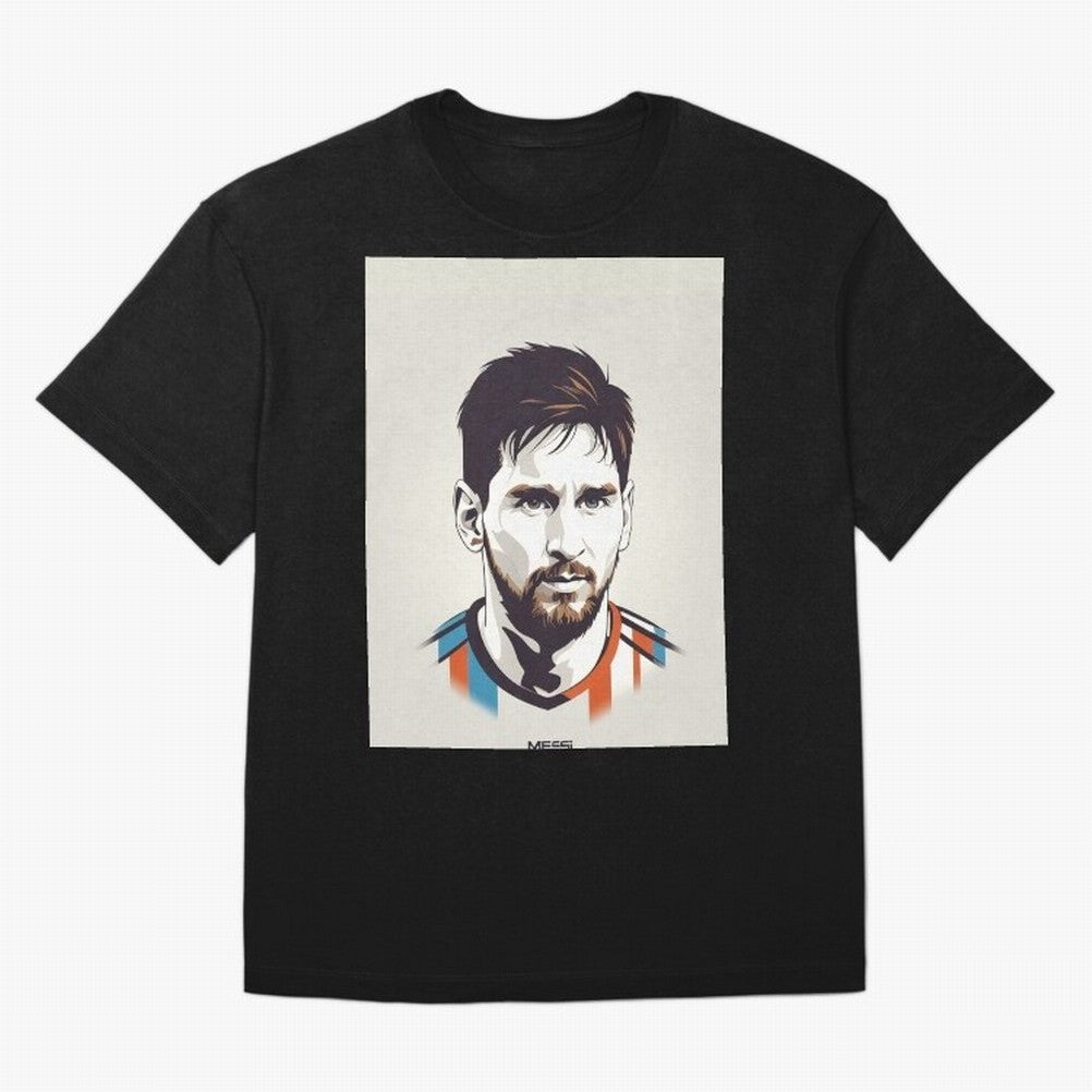 MESSI POP ART Graphic T-Shirt Capture Global Football Passion for FIFA World Cup 2026, Capturing Messi and Cristiano Ronaldo, Brazil, Championship Spirit, Famous Goals, Roaring Crowds and International Football Unity; Made for Collectors Who Enjoy