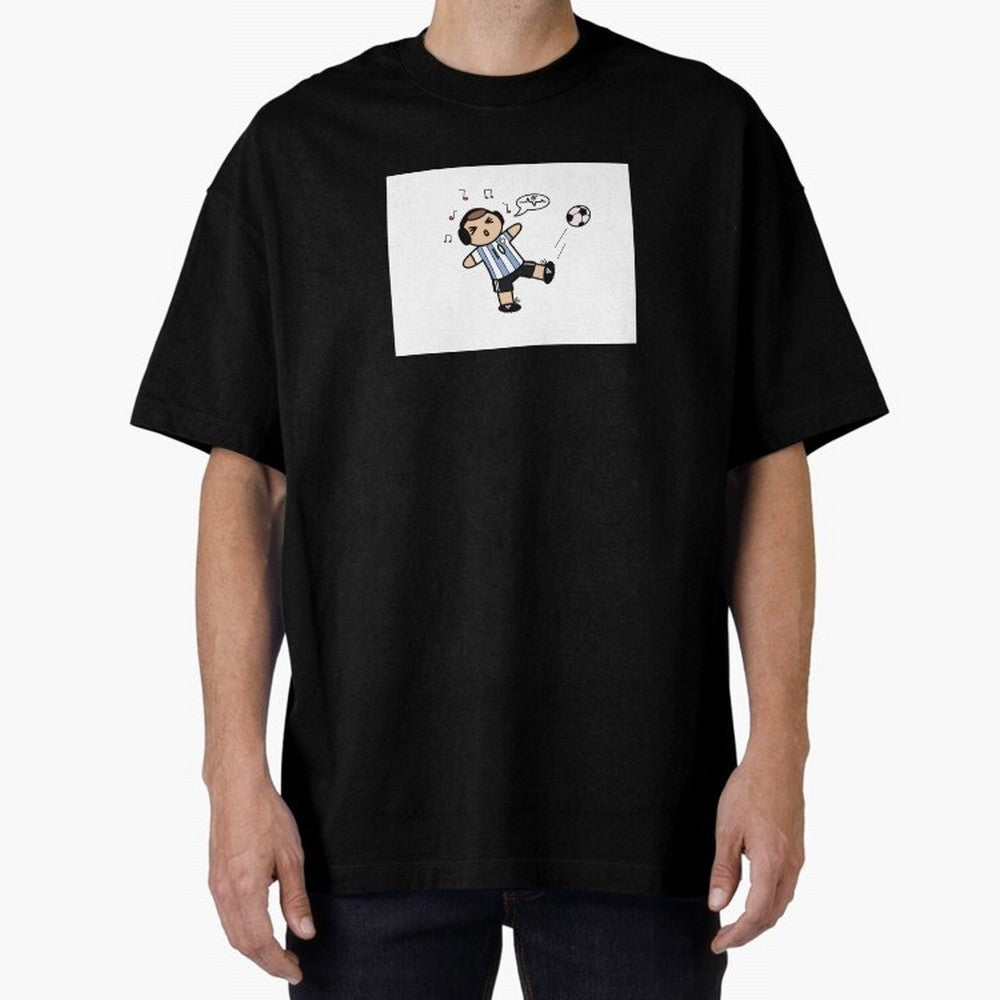 Musical Messi Premium T-Shirt Celebrate the Biggest Stage of Match Day Hype around FIFA World Cup 2026 Group Stage, Messi and Cristiano Ronaldo, Spain, Championship Spirit, Famous Goals, Roaring Crowds and International Football Unity; Ideal for