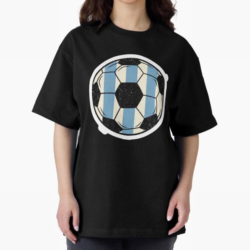 Soccer ball sticker || Buenos Aires Vibes Premium T-Shirt Celebrate the Biggest Stage of FIFA World Cup 2026 Group Stage Built around Messi and Cristiano Ronaldo, Brazil Energy, Fan Favorite Moments, National Team Passion, Big Match Drama and