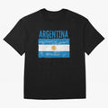 Argentina Oversized T-Shirt Honor the Beautiful Game during Global Football Passion for FIFA World Cup 2026 USA Canada Mexico, Driven by CR7 and Messi, Spain, Soccer Culture, Superstar Moments, National Team Dreams and Competitive Fire; Perfect for